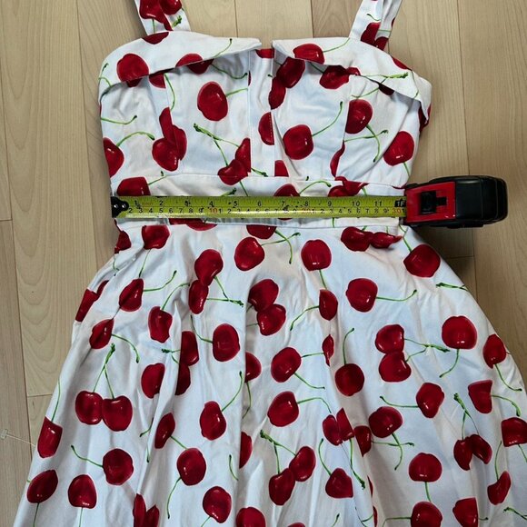 American-Made Pin-Up Cherry Mini Dress - Picture 4 of 8